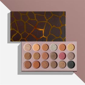 Matte Eyeshadow Palette Pro 18 Colors Pigmented Shimmer Glitter Eye Shadow Palette Blendable Long Lasting Waterproof Makeup Cosmetics Halloween Makeup
