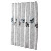 Butterfly Shower Curtain Grey Bath Curtains Polyester Waterproof, 180x180 cm