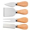 Stainless Steel Cheese Knife Set Kitchen Baking Knife Household Butter Cheese Knife Pizza Knife Fork Shovel (storage Box Not Included)