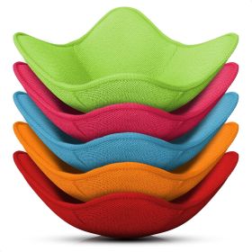 Microwave Bowl Holder Set of 5 Five Color Pack Microwave Bowl Holders for Hot Food 7.5 x7.5 inch Heat Resistant Fabric for Bowls Cups Saucers Machine