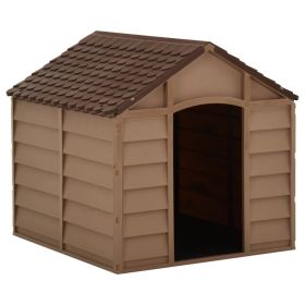 Dog House Brown 100% PP (polypropylene) UV-resistant materials