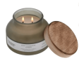 Better Homes & Gardens Soft Cashmere Amber Scented 2-Wick 18oz (510.3 g) Frosted Jar Candle