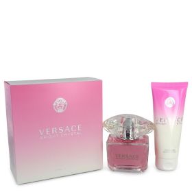 Bright Crystal by Versace Gift Set - 3 oz Eau De Toilette Spray + 3.4 oz Body Lotion