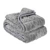 Weighted Blanket 20lb 60 x 80 in Queen Size Sherpa Fleece Heavy Blanket
