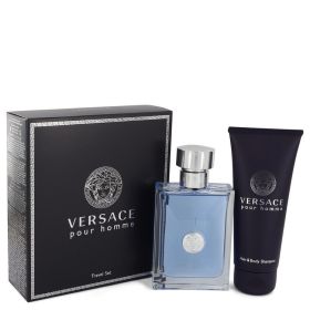 Versace Pour Homme by Versace Gift Set - 3.4 oz Eau De Toilette Spray + 3.4 oz Shower Gel