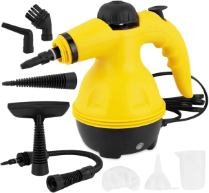 Handheld Steam Cleaner, Portable High Temperature Pressurized Steam Cleaner with 10 Accessories for Kitchen Sofa Bathroom Car Windows