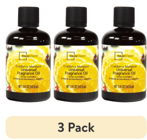 (3 pack) Mainstays Universal Fragrance Oil, Cranberry Mandarin Scented, 5 fl oz, for use with Fragrance Oil Diffusers, Fragrance Warmers, Potpourri