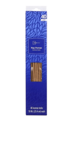 Mainstays Incense Sticks, Nag Champa Fragrance (Blue), 40 Pack