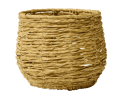Better Homes & Gardens Woven Faux Seagrass Vase, 5 Inch