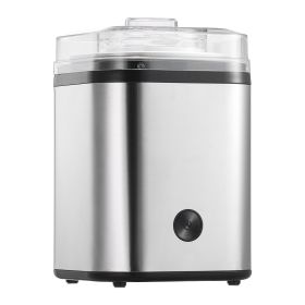 Ice Cream Maker, 2.11 Qt. Large Capacity, Electric Automatic Ice-Cream Machine, with Easy Operation & Cleaning, Stainless Steel Shell