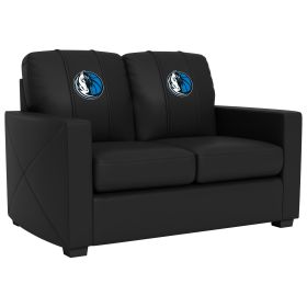 Silver Loveseat with Dallas Mavericks