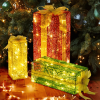 VINGLI Lighted Gift Boxes Set Of 3
