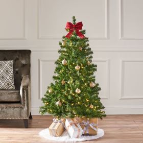 4.5 ft Hinged Tree with 200 Clear Lights