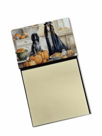 NEW Afghan Hound Fall Kitchen Pumpkins Sticky Note Holder Refillable Dispenser Self-Sticky Note Pads, Memo Pads Blank Desk Accessories