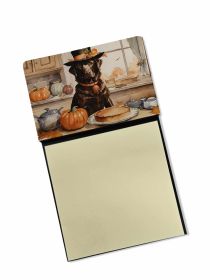NEW Chocolate Lab Fall Kitchen Pumpkins Sticky Note Holder Refillable Dispenser Self-Sticky Note Pads, Memo Pads Blank Desk Accessories