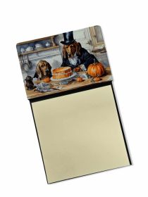 NEW Bloodhound Fall Kitchen Pumpkins Sticky Note Holder Refillable Dispenser Self-Sticky Note Pads, Memo Pads Blank Desk Accessories