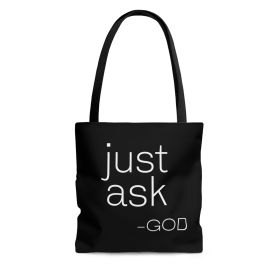 Large Tote Bag Say it Soul - just Ask God
