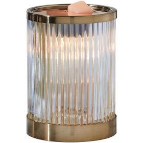 Full Size Wax Warmer, Ribbed Glass