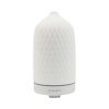 YUEMI Zen Breeze Essential Oil Diffuser Ultrasonic Aromatherapy Diffuser 160ml Ceramic Stone Aroma Diffuser with 7 Colors LED Night Light 4 Timer Sett