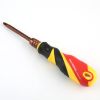 Ratchet Screwdriver, Double-Head Magnetic Ratcheting Screw Driver, Adjustable Rod Length, The Tip of the Rod are Slotted and Phillips