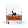 Elegant Whiskey Rocks Glass â€“ Artistic Face Design for Cocktail & Whiskey Lovers 10.5 oz