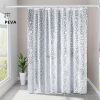 3D Pebble Pattern Shower Curtain Liner â€“ Heavy-Duty PEVA Material with Magnets, 71x71 Inches, Perfect for Shower Stalls & Bathtubs