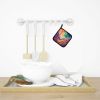 Colorful Snapdragon Pair of Pot Holders Kitchen Heat Resistant Pot Holders Sets Oven Hot Pads for Cooking Baking BBQ, 7 1/2 x 7 1/2