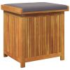 Outdoor Cushion Box 23.6"x19.7"x24" Solid Wood Acacia