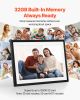 10.1 In Digital Picture Frame 32GB 1280x800 HD IPS Touchscreen Wi-Fi Photo Frame