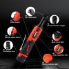 1 Set TQUAGGA 18V Cordless Electric Wrench, 57NM High Torque 3/8'' Ratchet Wrench, Removal Screw Nut Car Repair Tools, Right Angle Wrench, Power Tool
