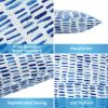 2 Pack Outdoor Throw Pillows, Patio Cushions Simulated Straw Weaving Strip)for Garden, Porch