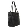 Evelyn Large Tote Shoulder Bag made with upcycled leather + premium vegan leather