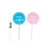 Happy Birthday Candle Happy Birthday Blue - Happy Birthday Candles8cm 12Pc - Birthday Party Happy Birthday Candle Happy Birthday Candle