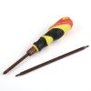 Ratchet Screwdriver, Double-Head Magnetic Ratcheting Screw Driver, Adjustable Rod Length, The Tip of the Rod are Slotted and Phillips