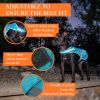 Dog Reflective Vest S Size Multiple Color Options with Hi Vis Fluorescent Visibility Helping to Safeguard Your Pet On Off Leash in Urban & Rural Areas