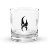 Elegant Whiskey Rocks Glass â€“ Artistic Face Design for Cocktail & Whiskey Lovers 10.5 oz
