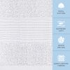 Resort Collection Soft Bath Sheets Towels Set of 2 Oversize Large 35x70 in Luxury Hotel Plush & Absorbent Cotton Bath Sheets 2 Pack White