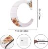 Letters 12 Inch Rustic Wooden Letters C for Wall Decor Home Wood Letters Sunflower Big Wood Wall Letters Decor for Living Room Bedroom Party Wedding H