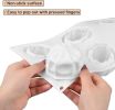 Pumpkin Silicone Mold 6 Cavities Cupcake Baking Pan Mousse Tray Molds Kitchen Cake Decoration Fondant Mold for Halloween