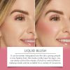 OUHOE Blush Serum Facial Natural Red Color Delicate Light Naked Makeup Long-Lasting Not Easy To Remove Makeup