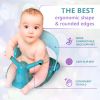 Baby Bath Seat for Sitting Babies Blue Non Slip Baby Bathtub Chair for 6 to 36 Months Comfortable Bath Seat for Infants and Toddlers