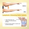 Jaysuing Lymphatic Shaping Bath Tablet, Firming Slimming Lymphatic Swelling Clean Skin Bath Tablet