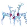 3-Piece Large Lighted Christmas Reindeer Family