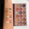 Matte Eyeshadow Palette Pro 18 Colors Pigmented Shimmer Glitter Eye Shadow Palette Blendable Long Lasting Waterproof Makeup Cosmetics Halloween Makeup