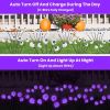 4Packs Solar Scary Eyeballs Lights Outdoor Halloween Decoration Swaying Light Halloween Path Lights Ornaments with Total 24LED IP65 Waterproof for Yar
