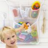 1pc Bathtub Toy Organizer, Shower Toy Organizer, Bath Toy Bin, Toys Holder For Bathtub, Hanging Bath Toy Organizer Hammock, Bath Tub Organizer
