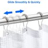 Shower Rods Smoothly Glide Hooks for Bathroom Bathtubs