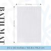 Bath Mat Bathroom Floor Towels 6 Pack 20x30 Inch Soft Absorbent Non Slip Cotton Linen Rug Set Ideal for Bathroom Shower Bedroom Kitchen Hotel Spa