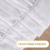 Single Shabby Elegance Ruffle Shower Curtain 72 x 36 inches