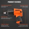 VEVOR Air Impact Wrench, 1/2" Drive Air Impact Gun Up to 880ft-lbs Nut-busting Torque